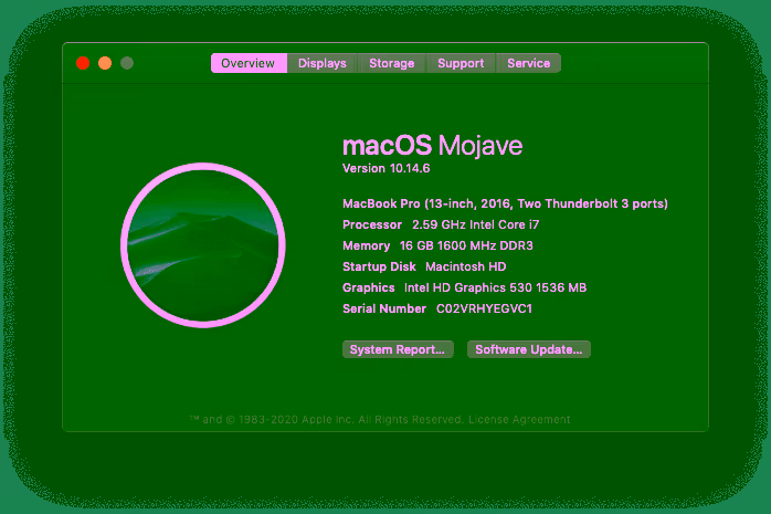 about my mac